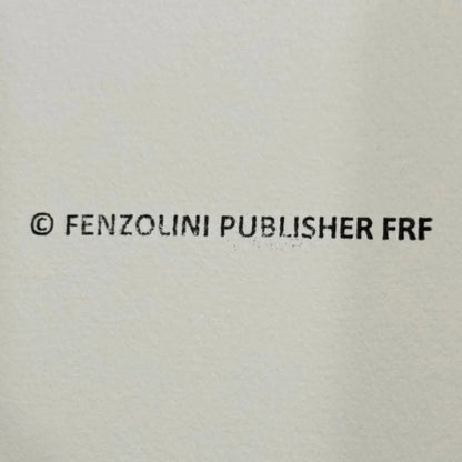 Text '© FENZOLINI PUBLISHER FRF' on a textured beige paper background
