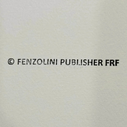Text '© FENZOLINI PUBLISHER FRF' on a textured beige background