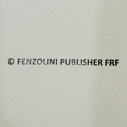 Text '© FENZOLINI PUBLISHER FRF' on a textured beige background