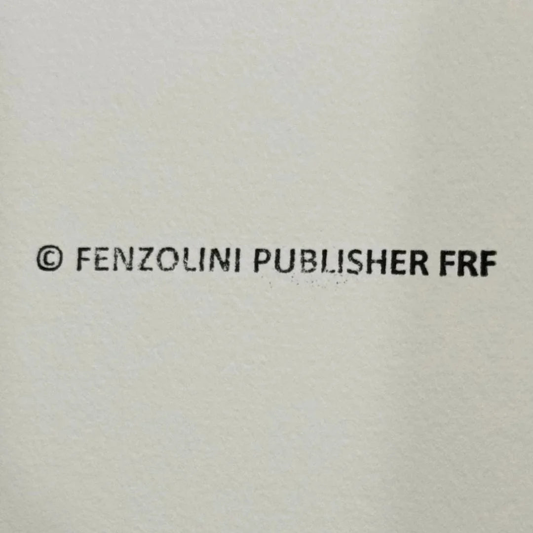 Text '© FENZOLINI PUBLISHER FRF' on a textured beige background