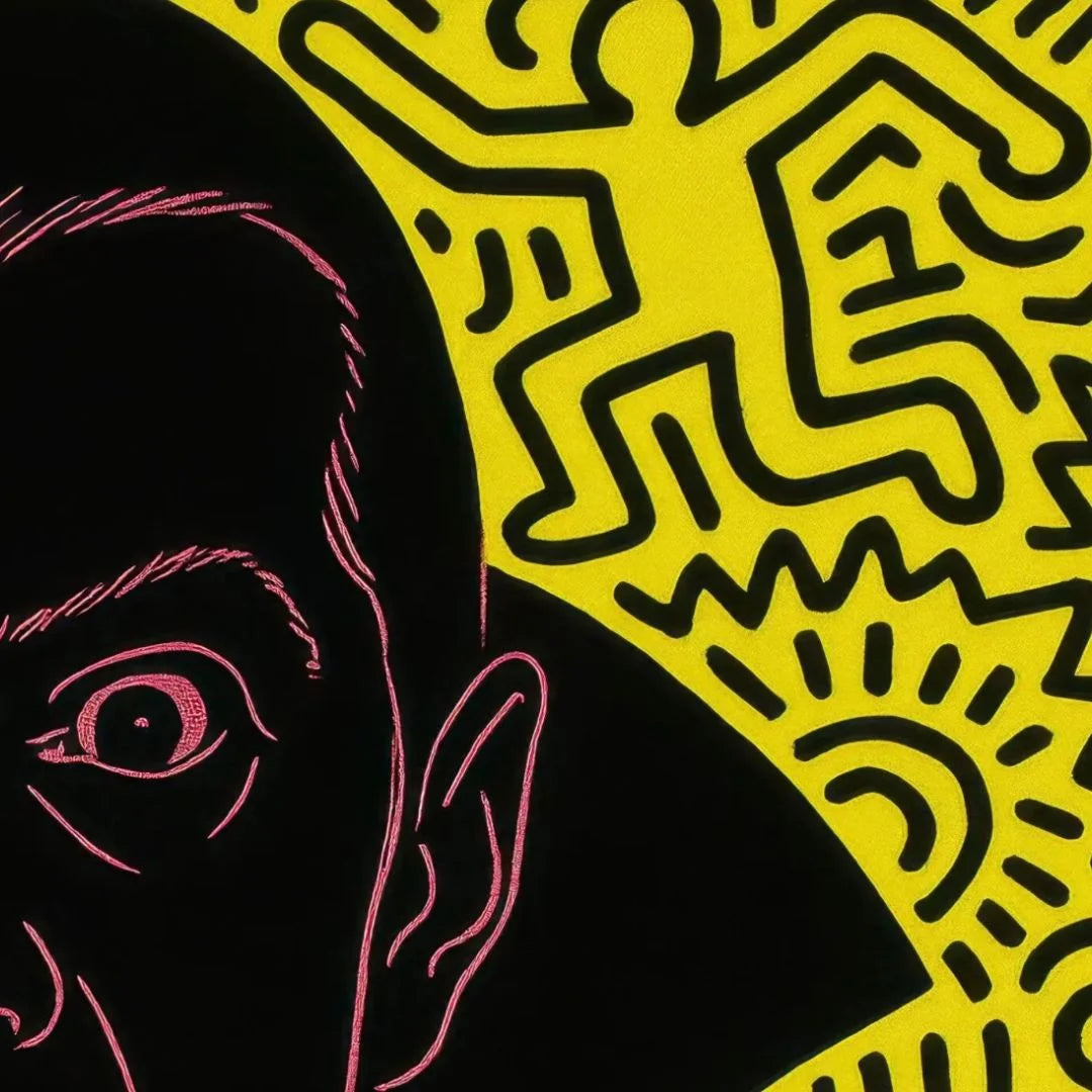 FENZOLINI "Vampire Icon"- Quality Screenprint - 38 x 38" - Warhol Haring iFusionism - Original Edition Signed Artwork