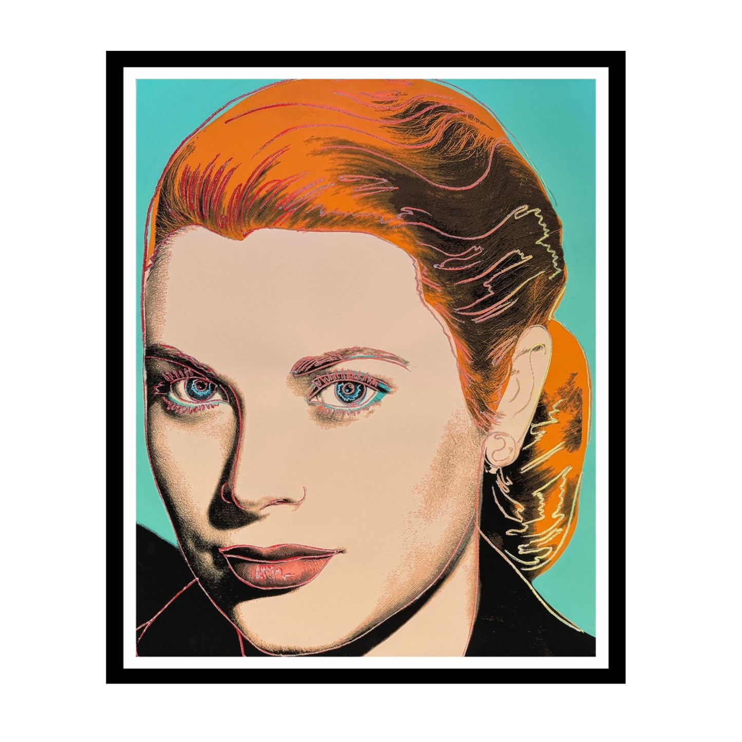 ANDY WARHOL "Grace Kelly"-Trial Screenprint- Diamond Dust- Proof Edition- Superb Quality- Unsigned -40x 32" Wall Decor