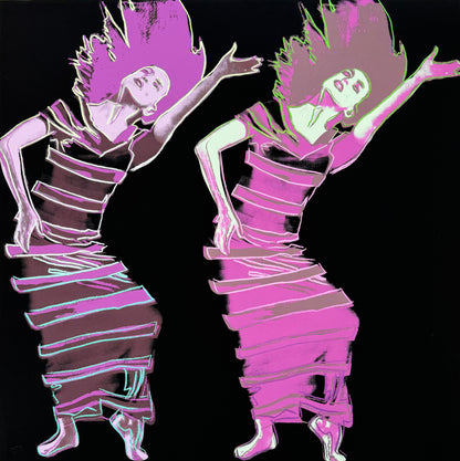 ANDY WARHOL “Martha Graham"- Pink Trial Screenprint- Proof Edition - 36x36" Wall Art