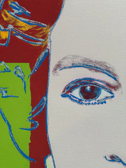 ANDY WARHOL-4 Piece Pkg: “Queen Elizabeth" Screenprints #334-337- Proof Edition with Diamond Dust-Top Quality- Shipped Flat- Beautiful