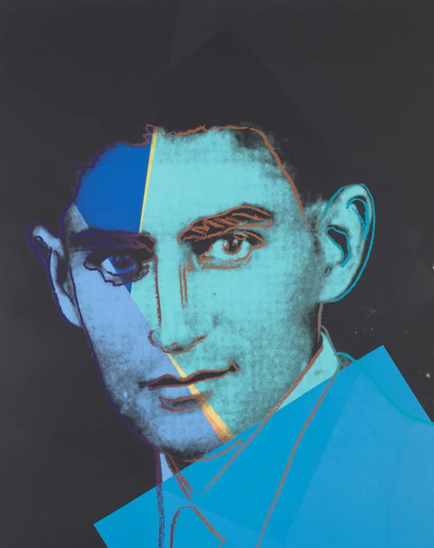 ANDY WARHOL– Complete Suite 10 "Jews of 20th Century" Layered SILKSCREENS- Unsigned Proofs- Museum Quality-Wall Art-36X36" Iconic Series! (Copy)