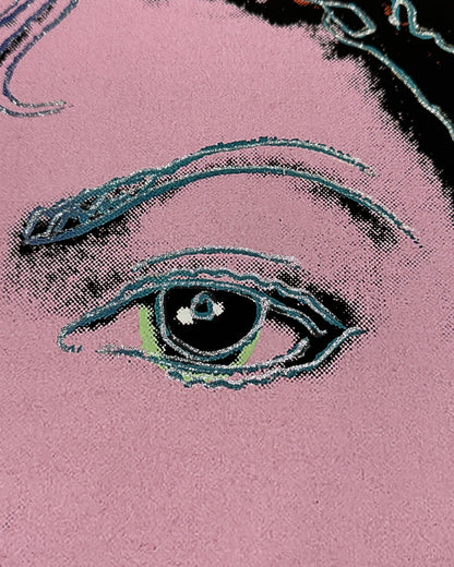 Andy Warhol – “MICHAEL JACKSON”- Trial Screenprint- Pink Background -Diamond Dust- 40x34"-Quality- On Sale!