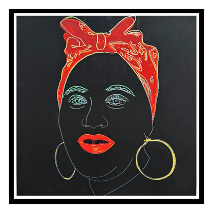 ANDY WARHOL "Mammy" FS # 262- Layered Silkscreen Proof- Myths- Museum Board- Diamond Dust- 38 x 38" Museum Quality