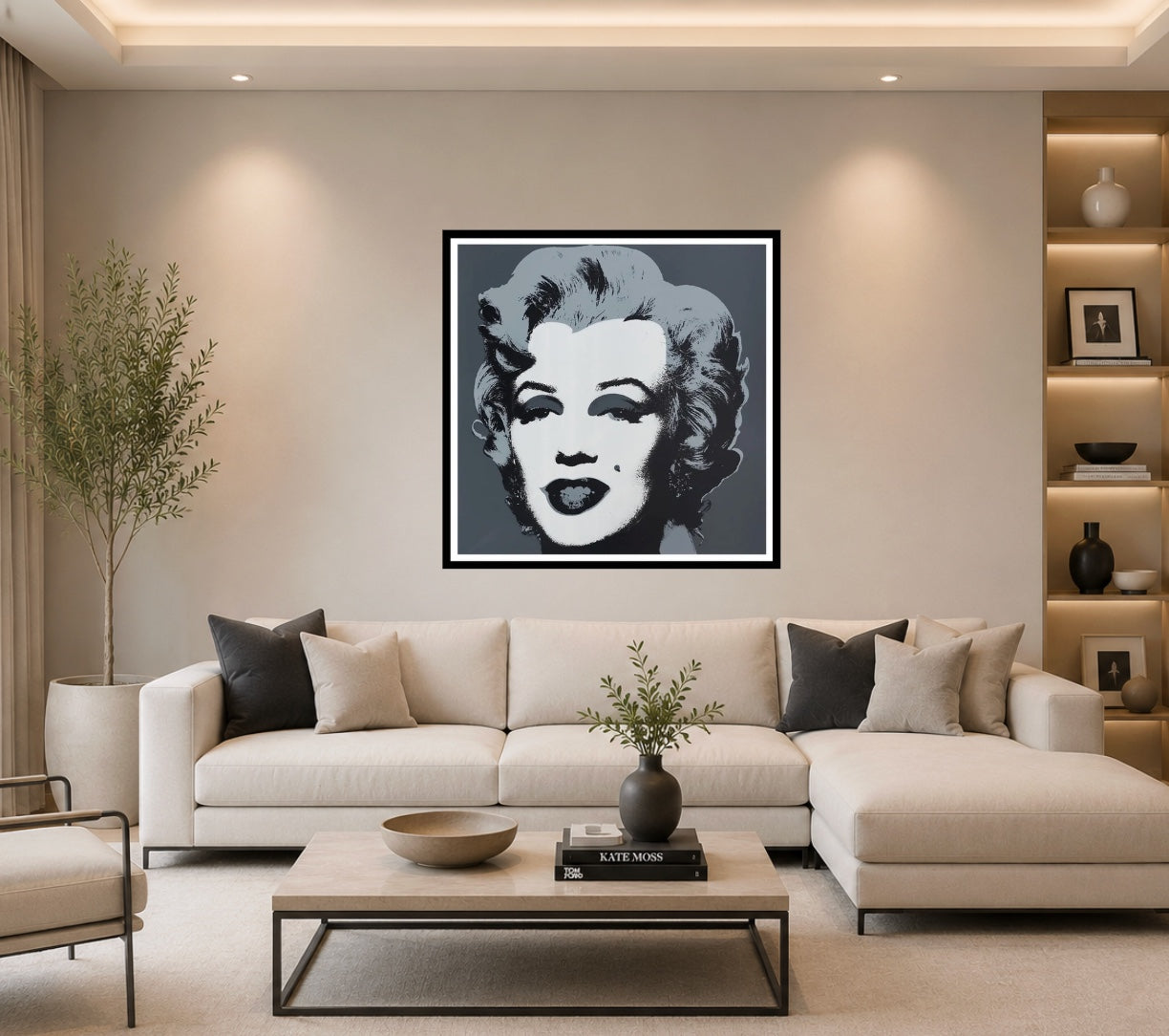 ANDY WARHOL–"Marilyn Monroe" #24 Layered Silkscreen Unsigned Proof-Museum Quality Pop 36X36" | Pop Art