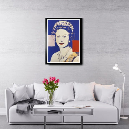 ANDY WARHOL “Queen Elizabeth"# 337– Blue Trial Proof -Screenprint- Diam.Dust-Museum Quality-Full Sized Wall Art- On Sale!