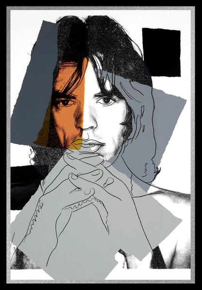 ANDY WARHOL "Mick Jagger"(#147) Silkscreen -Proof Edition- Top Quality-Unsigned- 43 1/2 x 29"- Wall Art