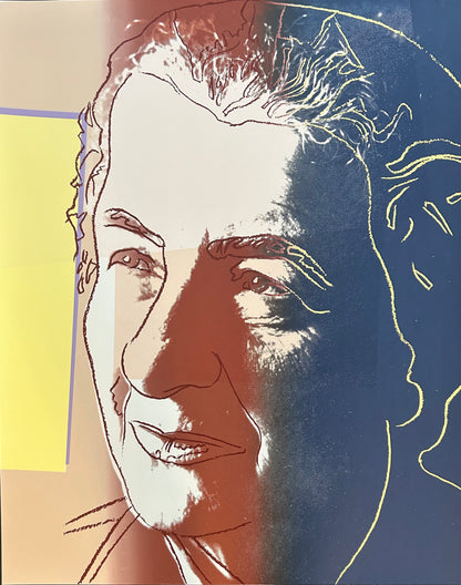 ANDY WARHOL– Complete Suite 10 "Jews of 20th Century" Layered SILKSCREENS- Unsigned Proofs- Museum Quality-Wall Art-36X36" Iconic Series! (Copy)