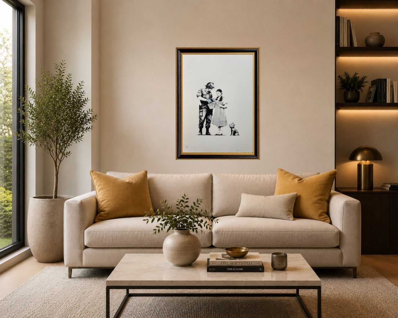 BANKSY "Stop and Search"-Screenprint- Signed-Wizard of Oz-Urban Street Art- Graffiti | Iconic Street Art