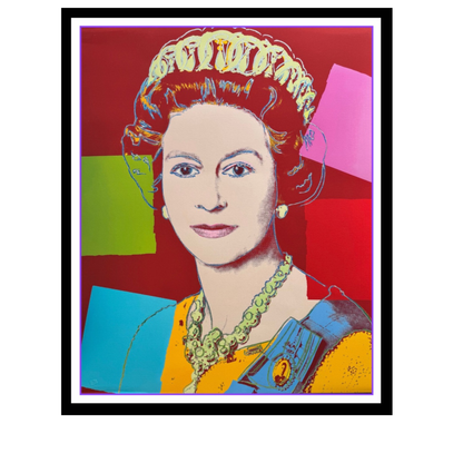 ANDY WARHOL “Queen Elizabeth"# 334– Screenprint Proof- Burnt Sienna - Diamond Dust- Museum Quality- Iconic Beauty