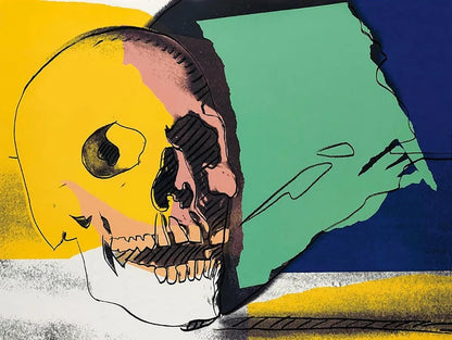 ANDY WARHOL "Skulls” #158-Layered SILKSCREEN Proof- Superb Quality 30 x 40" Flat Ship- A Beauty!