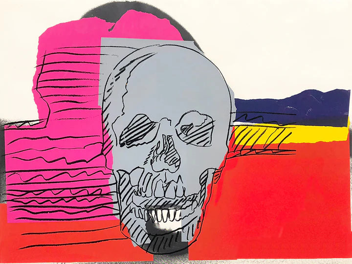 ANDY WARHOL "Skulls” #159-Screenprint Proof- Top Quality Skull 30 x 40"" Flat Ship- A Beauty! (Copy)