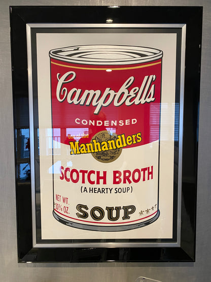 ANDY WARHOL – Original Edition "Campbells Soup" Scotch Broth"-Unsigned- Authentic- Superb Condition
