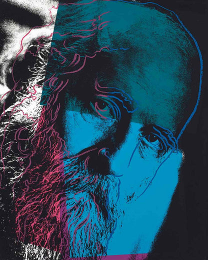 ANDY WARHOL– "Martin Buber" Layered Silkscreen Proof- Jews-Unsigned-Museum Quality 40x32" | Pop Art