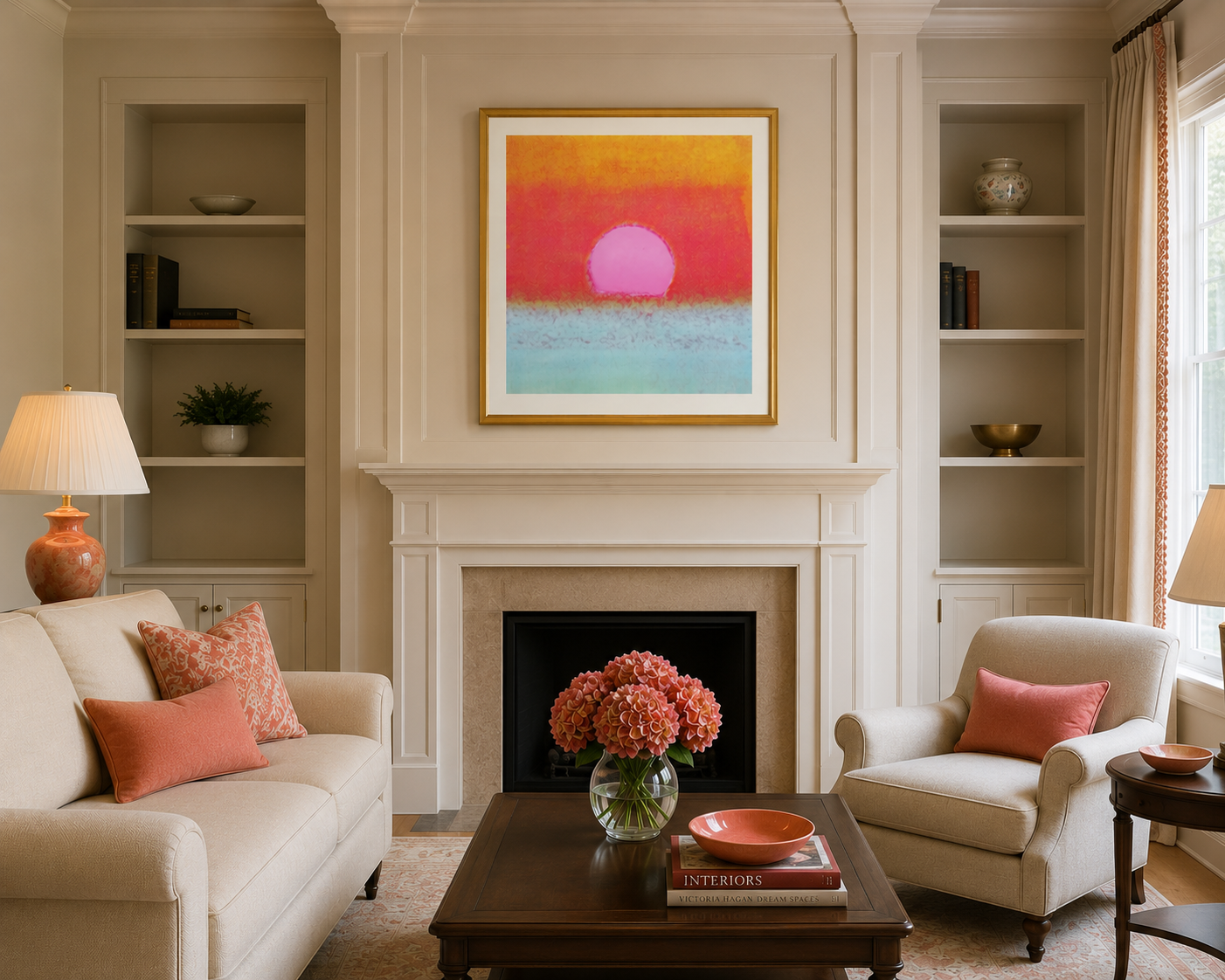 ANDY WARHOL– “Sunset"-#90 Unique Screenprint- Unsigned Proof Edition-Museum Quality 34x34" | Pop Art