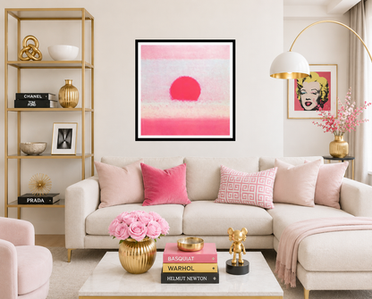 ANDY WARHOL– “Sunset"-#56 Unique Screenprint- Unsigned Proof Edition-Museum Quality 34x34" | Pop Art (Copy)