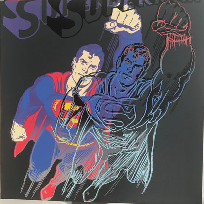 Full sized WARHOL- 2 Piece Pkg. Myths- "MICKEY and Superman"- Silkscreens (Screenprints) - with Diamond Dust- Flat Ship- 2 Beauties