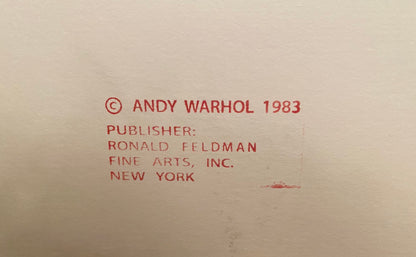 Full sized Andy WARHOL -"TIGER & RHINO"- 2 Silkscreens (Screenprints) Endang. Species. Flat Ship- Best Quality -Beautiful Pair!