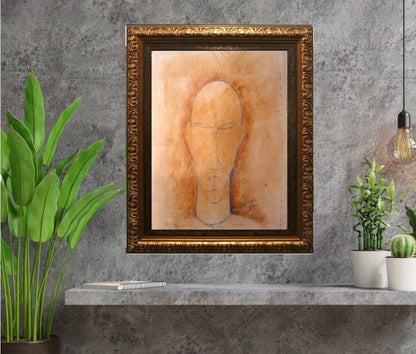 MODIGLIANI -ORIGINAL Watercolor and Pencil -Written pHD APPROVAL- Hand Signed Caryatid-Appraisal- Perfect signature- Striking.