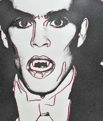 Andy Warhol Art for Home Décor - Original Dracula Trial Screen Print Paper Wall Art Full sized 38 X 38