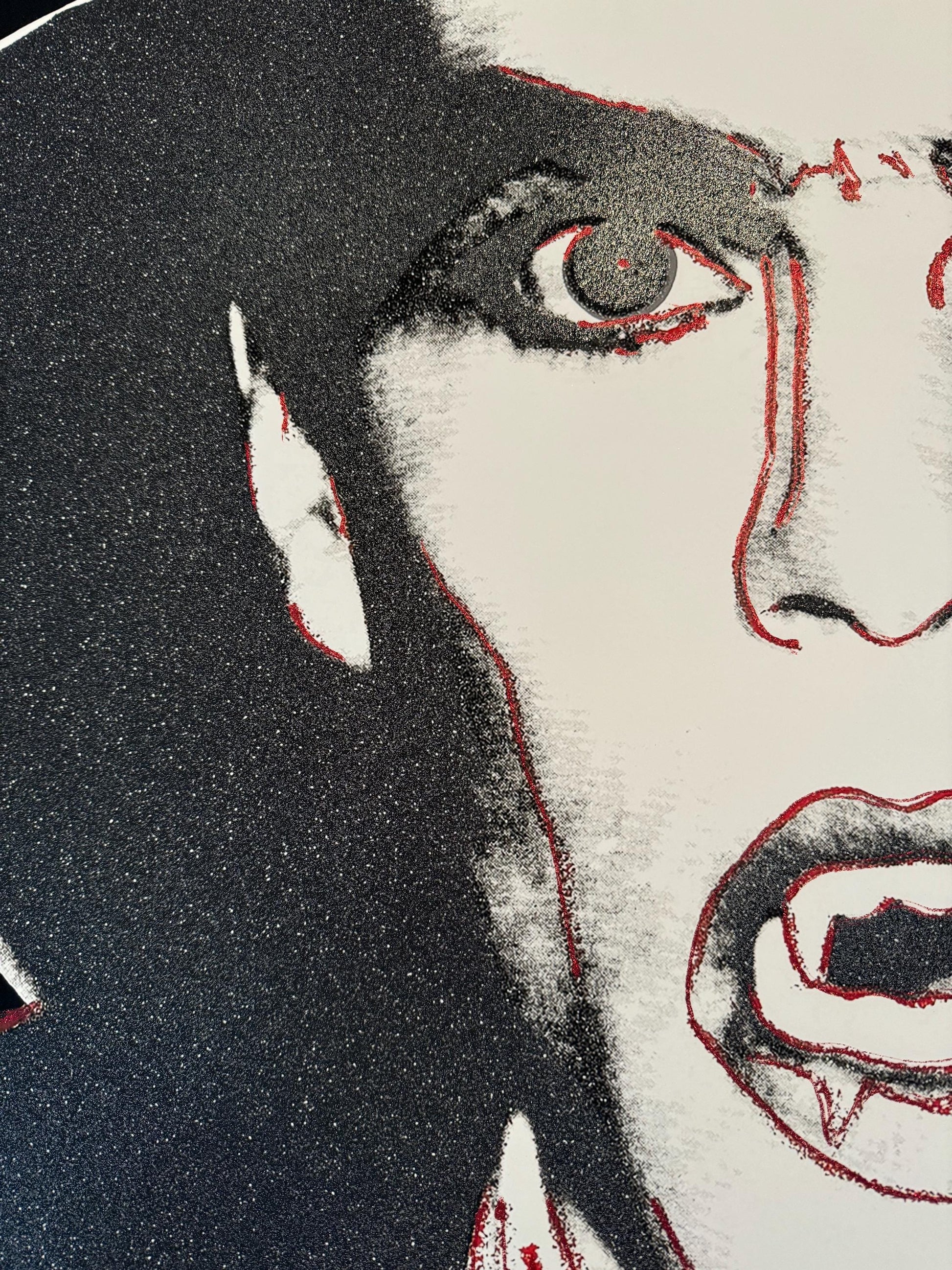 Andy Warhol Art for Home Décor - Original Dracula Trial Screen Print Paper Wall Art Full sized 38 X 38