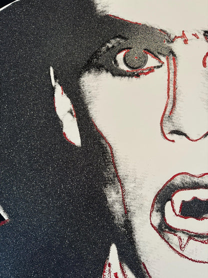 Andy Warhol Art for Home Décor - Original Dracula Trial Screen Print Paper Wall Art Full sized 38 X 38