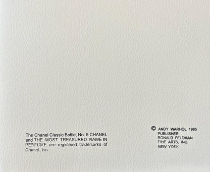 Full sized Pkg: WARHOL "CHANEL" Trial & FENZOLINI "Marilyn"-2 Beautiful Screenprints- Chanel w/ diamond dust- Flat Ship- Superb Quality