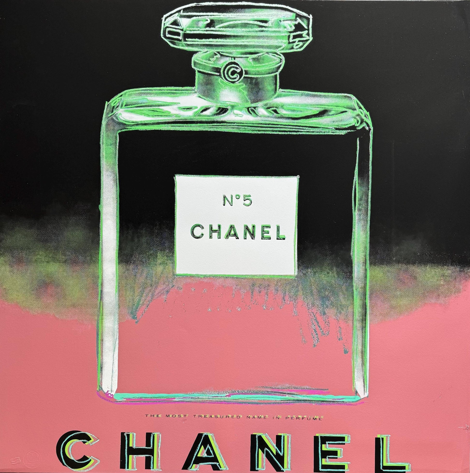 Full sized Pkg: WARHOL "CHANEL" Trial & FENZOLINI "Marilyn"-2 Beautiful Screenprints- Chanel w/ diamond dust- Flat Ship- Superb Quality