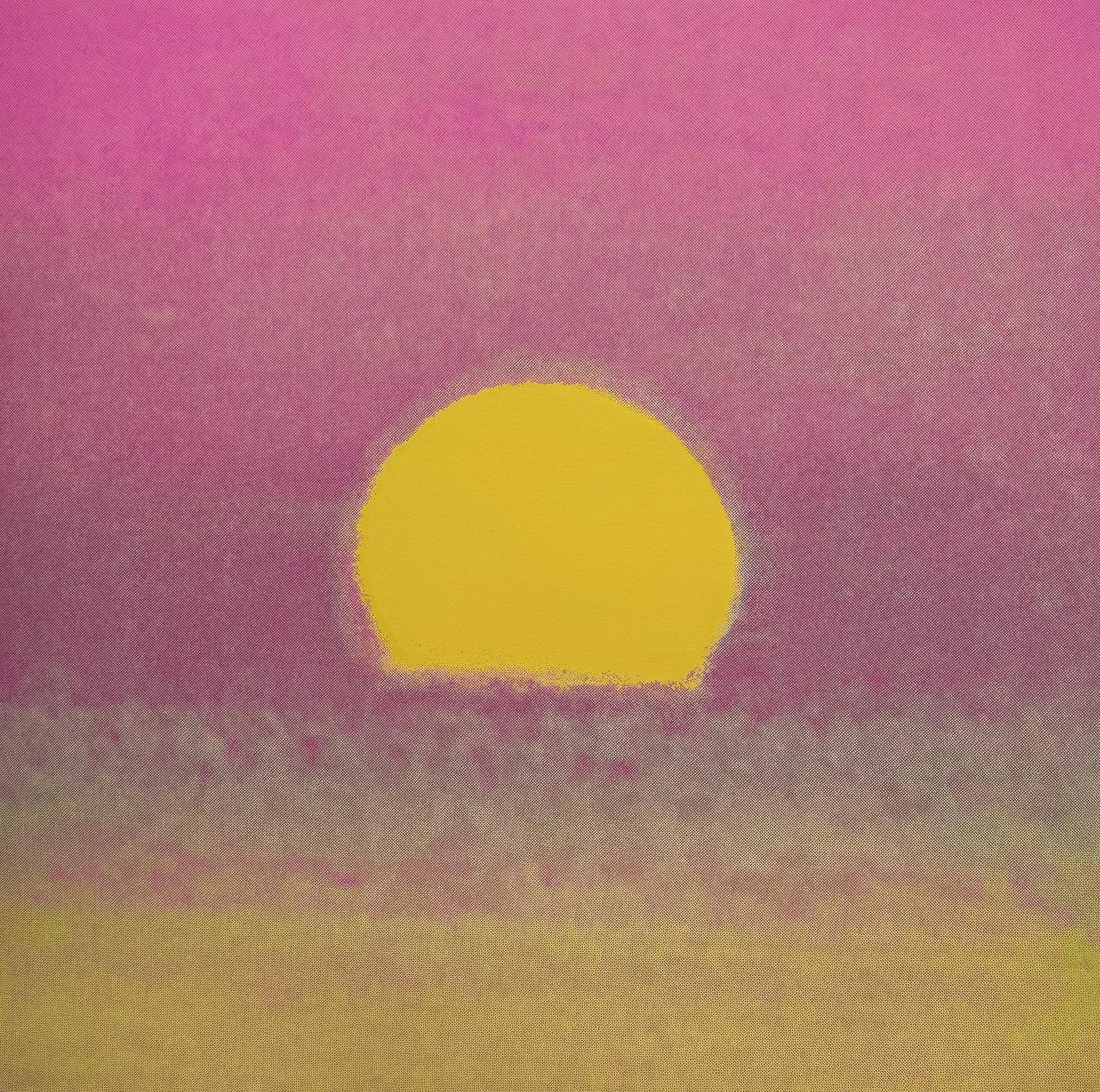 Full sized Andy Warhol "SUNSET" #13- Screenprint - Unsigned.-Top Quality & Best Price- Ships Wood Flat- Beautiful Colors