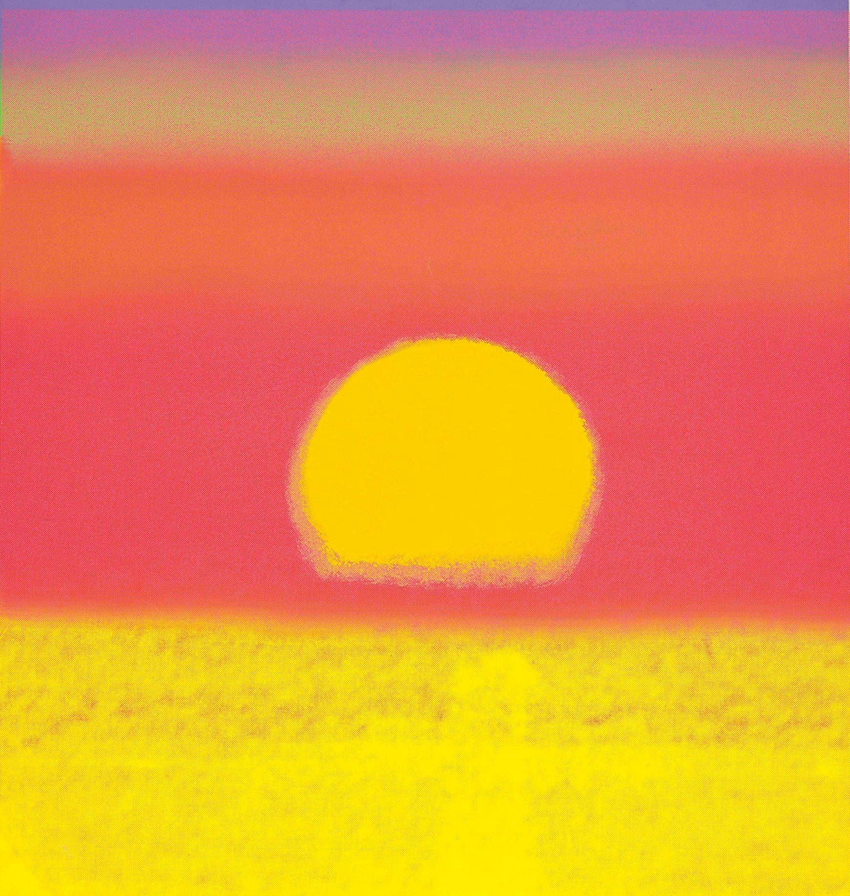 Full sized Andy Warhol "SUNSET"#14- Screenprint - Unsigned. Pop Art- Top Quality- Ships Flat- Great Colors & Best Price.