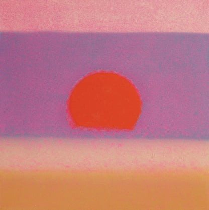 Full sized Andy Warhol "SUNSET"#26- Screenprint -Unsigned. Pop Art- Top Quality- Ships Flat- Great Colors & Best Price.
