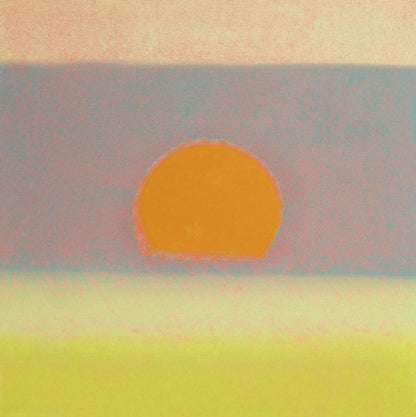 Full sized Andy Warhol "SUNSET"#51- Screenprint - Unsigned. Pop Art- Top Quality- Ships Flat- Great Colors & Best Price.