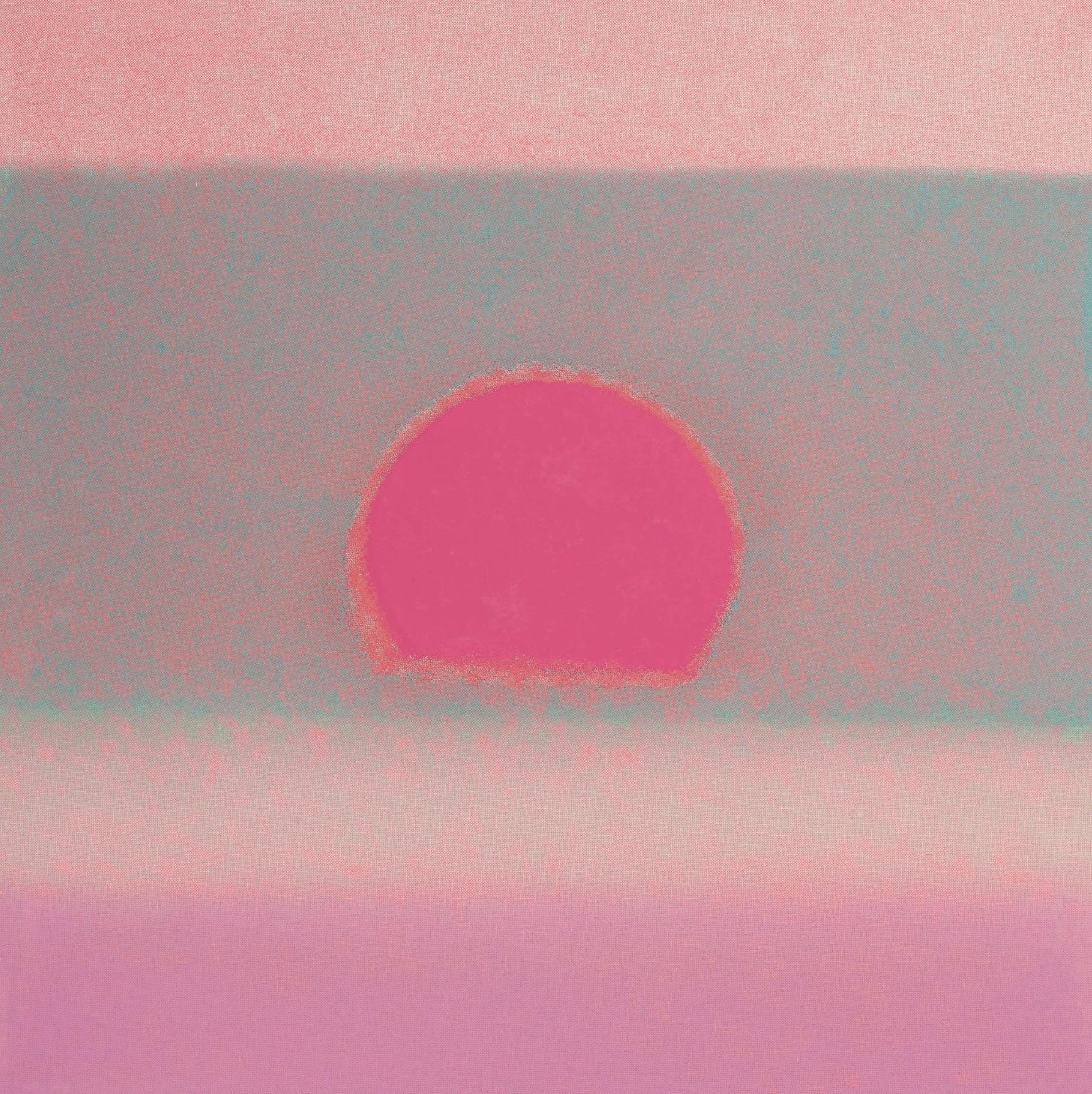Full sized Andy Warhol "SUNSET"#28- Screenprint- Unsigned. Pop Art- Top Quality- Ships Flat- Great Colors & Best Price.