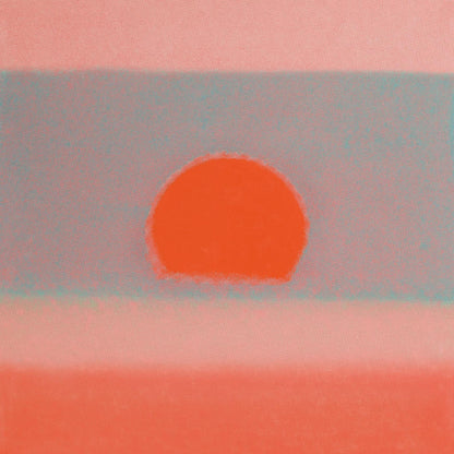 Full sized Andy Warhol "SUNSET"#29- Screenprint - Unsigned. Pop Art- Top Quality- Ships Flat- Great Colors & Best Price.