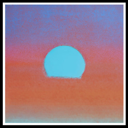 Full sized Andy Warhol "SUNSET"#33- Screenprint - Unsigned. Pop Art- Top Quality- Ships Flat- Great Colors & Best Price.