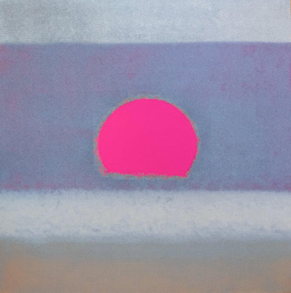 Full sized Andy Warhol "SUNSET"#49- Screenprint - Unsigned. Pop Art- Top Quality- Ships Flat- Great Colors & Best Price.