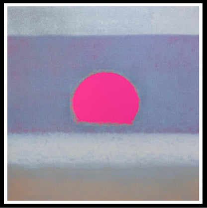 Full sized Andy Warhol "SUNSET"#49- Screenprint - Unsigned. Pop Art- Top Quality- Ships Flat- Great Colors & Best Price.