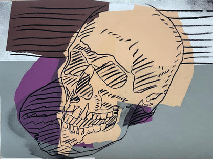 ANDY WARHOL "Skulls” #157-Screenprint Proof- Top Quality Skull 30 x 40"" Flat Ship- A Beauty!