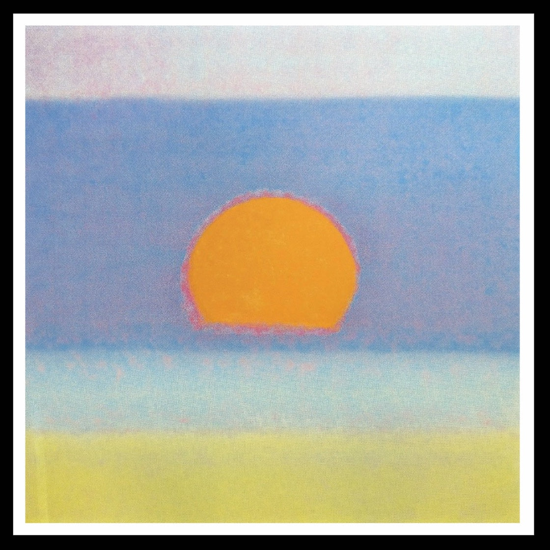 ANDY WARHOL– “Sunset"-#63 Unique Screenprint- Unsigned Proof Edition-Museum Quality 34x34" | Pop Art