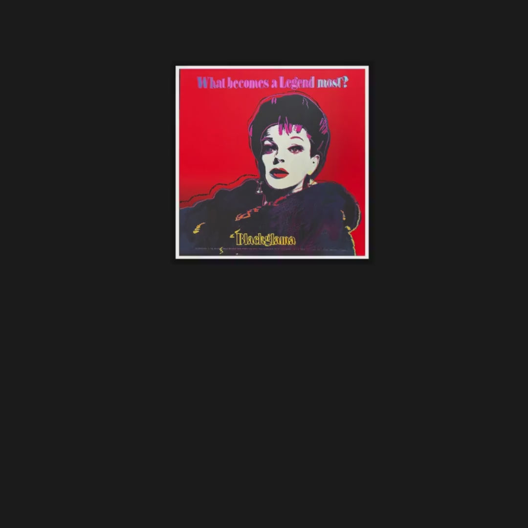 Full sized  Andy WARHOL “BLACKGLAMMA”- TRIAL- Red & Black- Screenprint- Ads Suite - Museum Board- Best Quality- Ships Flat