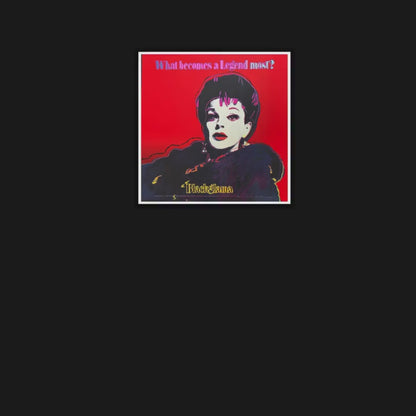 Full sized  Andy WARHOL “BLACKGLAMMA”- TRIAL- Red & Black- Screenprint- Ads Suite - Museum Board- Best Quality- Ships Flat