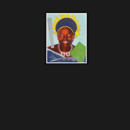 Ntombi Twalia Swaziland Wall Art Perfect for Home Décor – Diamond Dust Andy Warhol Screen Print Wall Art