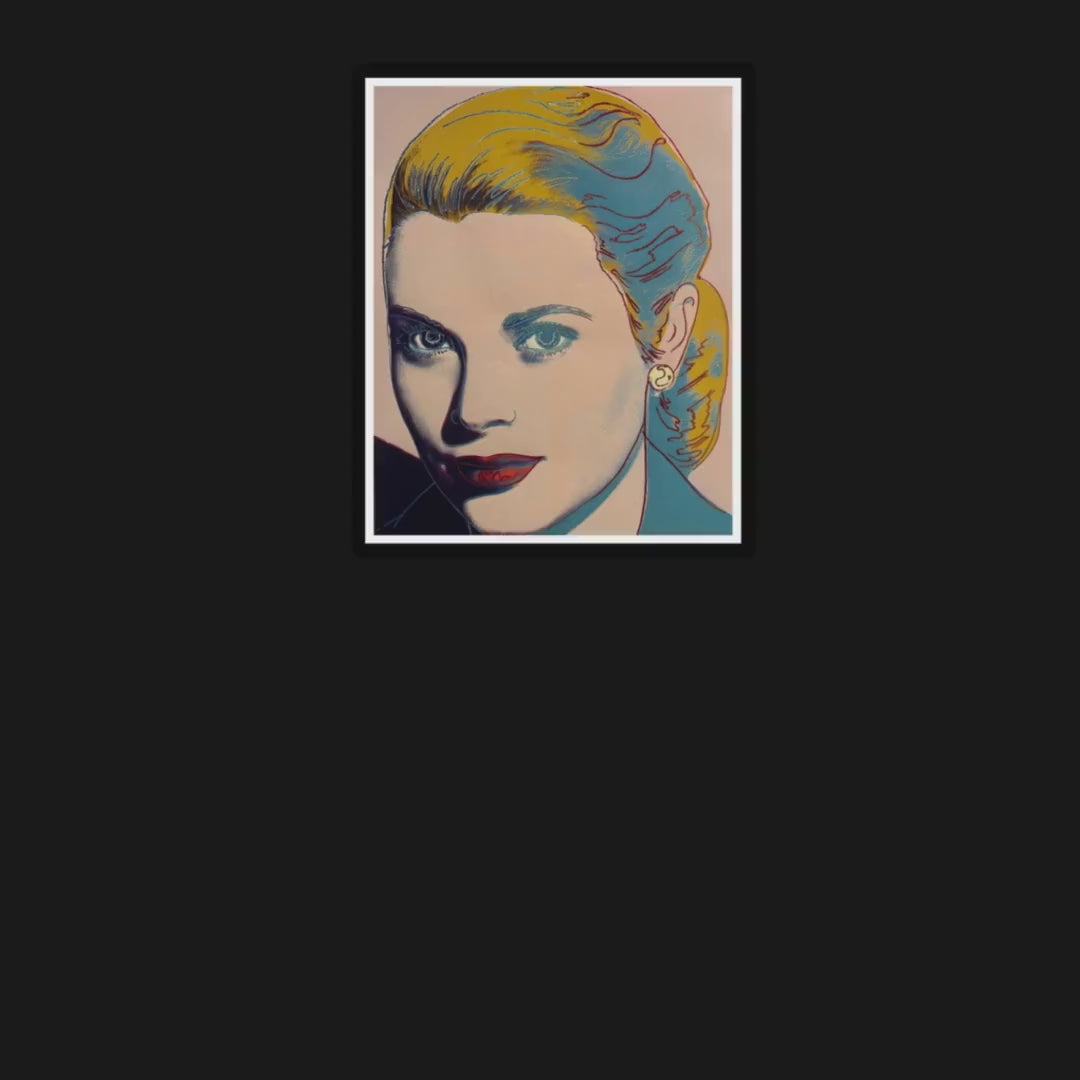 Full sized Andy Warhol -"GRACE KELLY"- Silkscreen ( Screenprint)- Museum Board- Shipped Flat- Excellent Condition- Top 10 Warhol!