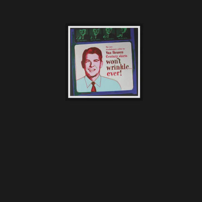 Full sized  Andy WARHOL “VAN HEUSEN”- Reagan Screenprint- Ads Suite- Museum Board- Best Quality- Ships Flat