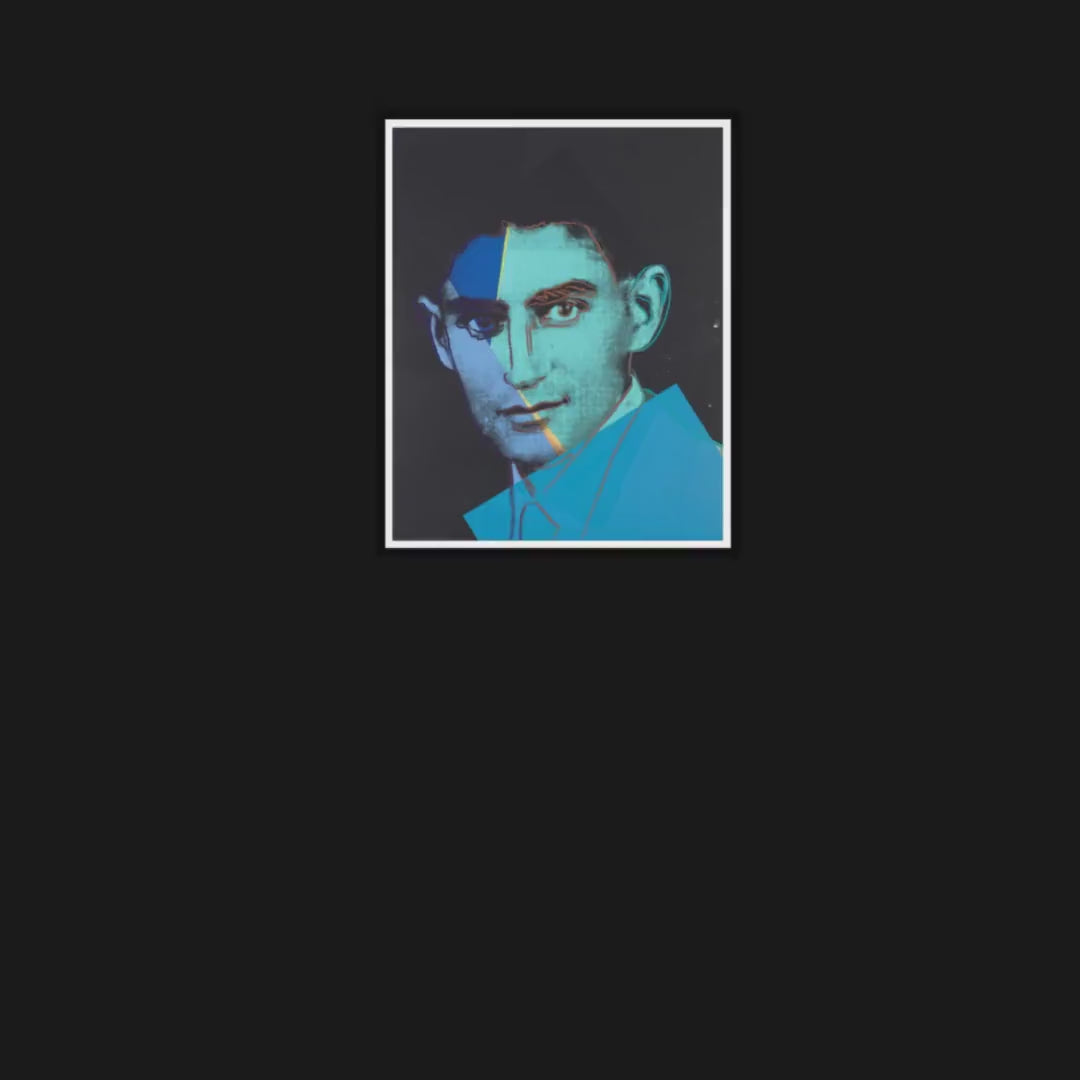 Full sized Andy WARHOL -"Franz Kafka"-Silkscreen (Screenprint)-Jews Suite- Fast Flat Ship- Best Quality & Best Price