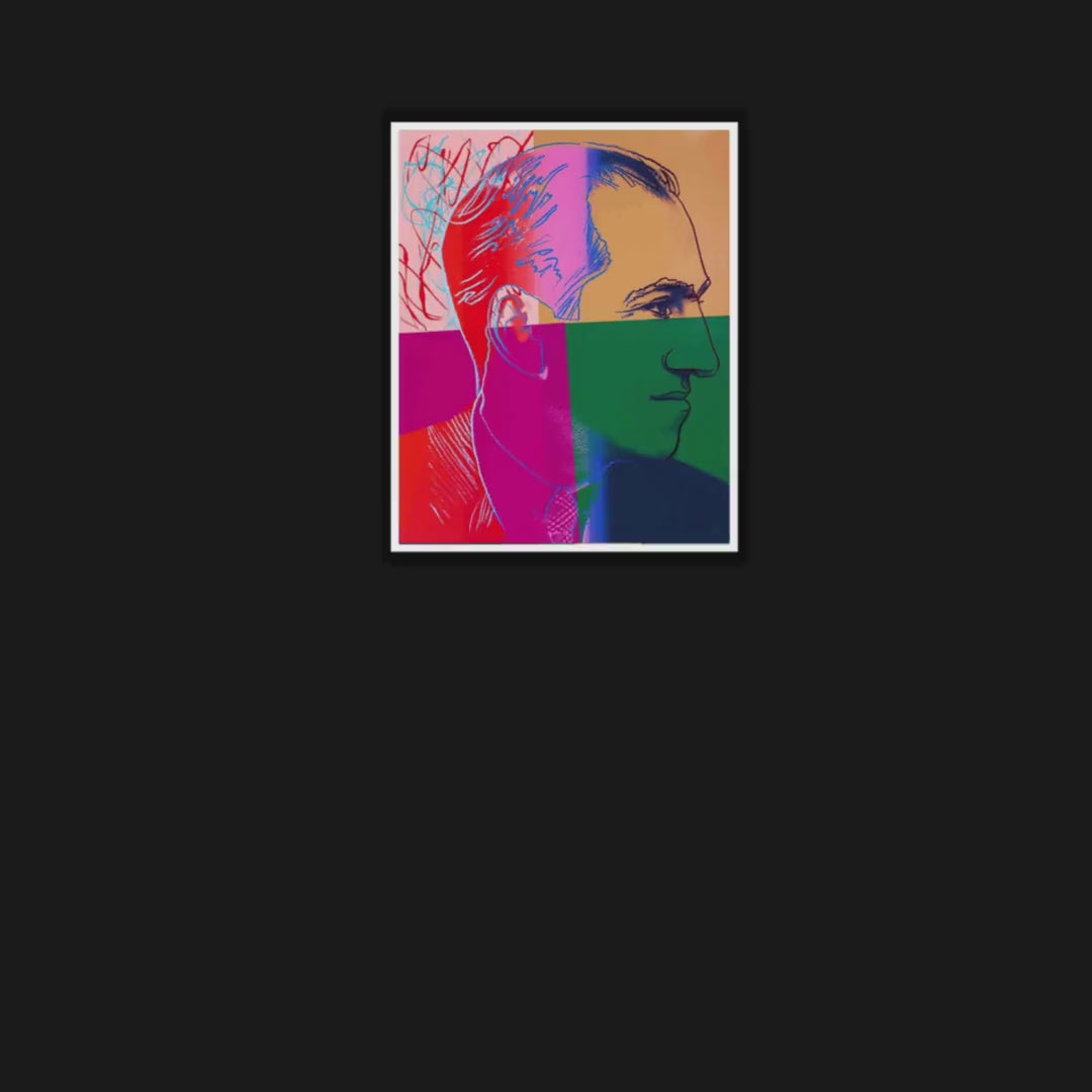 Full sized Andy WARHOL -"George Gershwin"- Silkscreen (Screenprint)-Jews Suite- Fast Flat Ship- Best Quality- Excellent Condition
